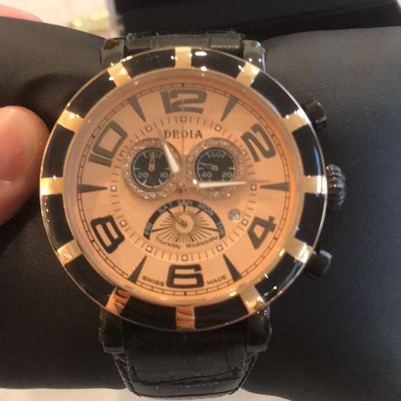 DEDIA Diamond 💎 Swiss Watch (RETAIL: $2,950) - Picture 2 of 7